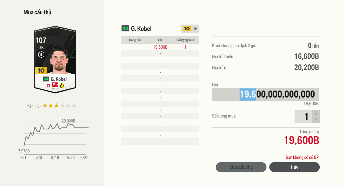 Kobel live +10